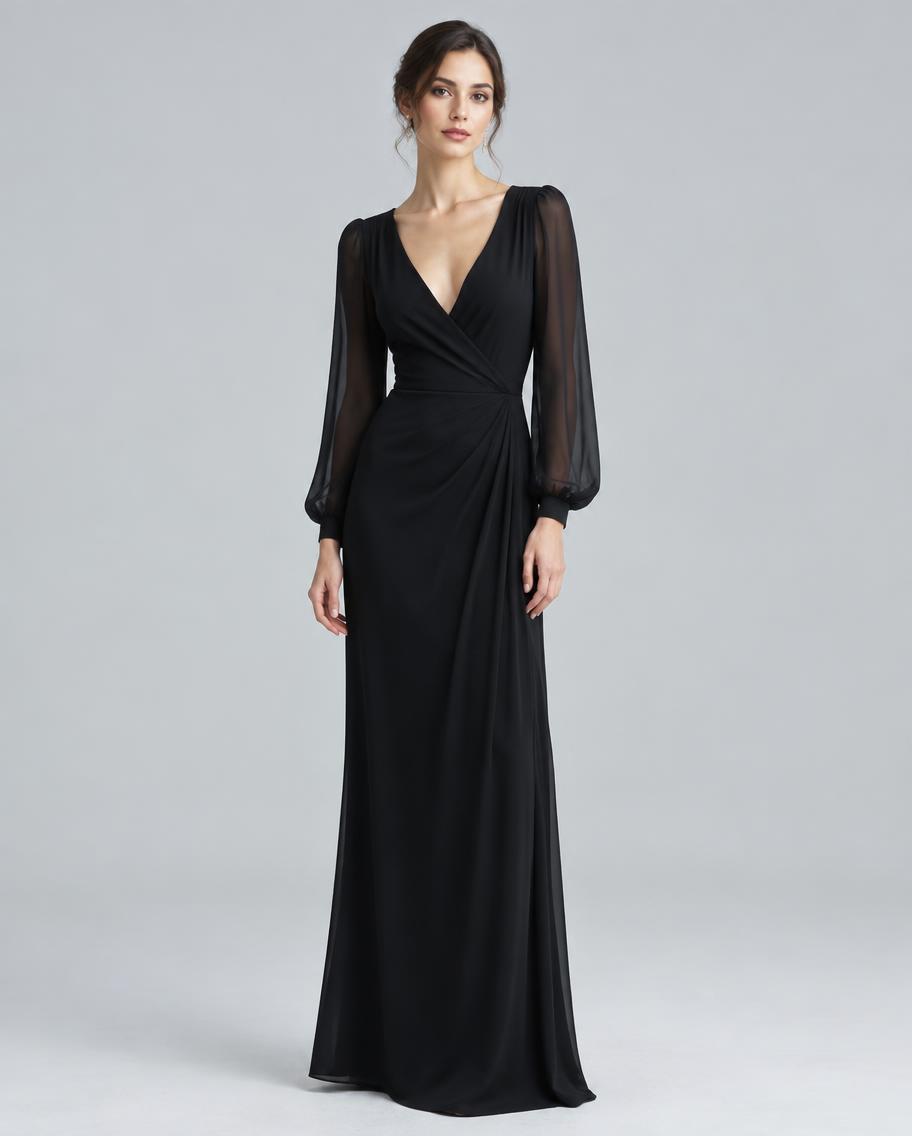 Midnight Cotton maxi dress